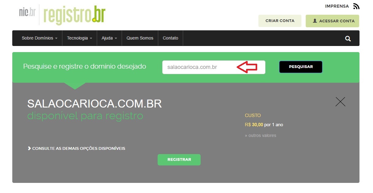 registrobr-para-hospedagem-site